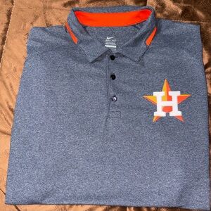 Mens NIKE Astros polo shirt XL